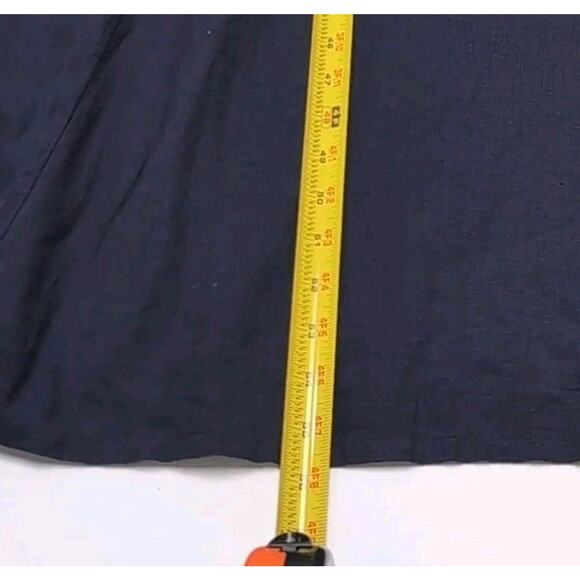 Calypso St. Barth Maxi Dress Womens Size XXL Navy Blue Flowy Linen Blend NEW NWT - Picture 15 of 16